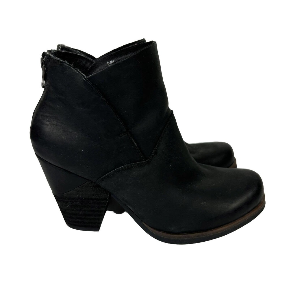 Kork-Ease Black Ankle Booties